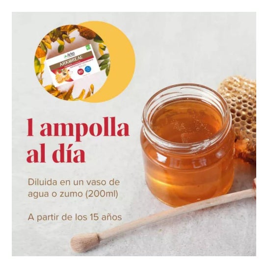 Arkopharma Arkoreal Jalea Real Ginseng Sin Azúcar 20ampollas