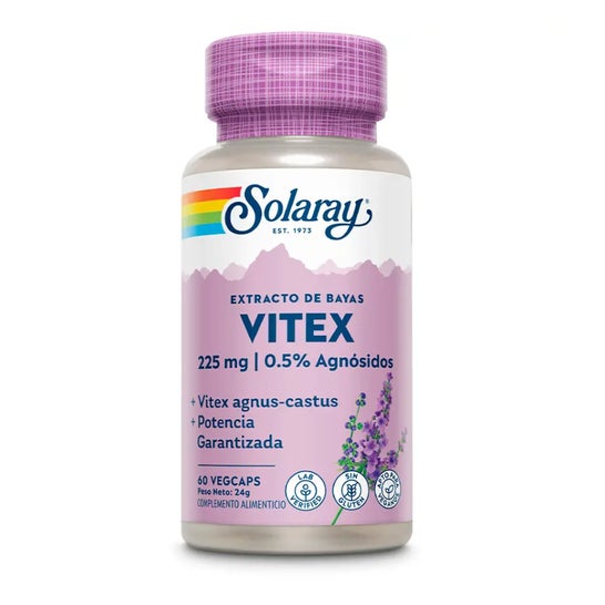 Solaray Vitex 225mg 60Caps