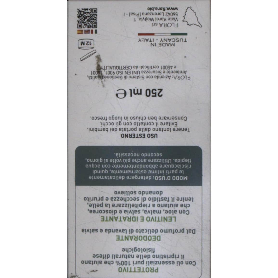 Flora Gel Íntimo +50 Menopausia Salvia Bio 250ml