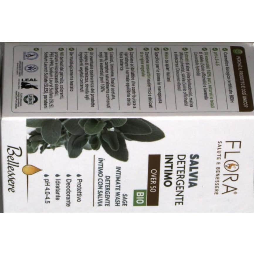 Flora Gel Íntimo +50 Menopausia Salvia Bio 250ml
