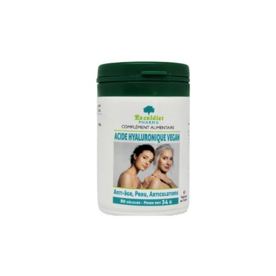 Exceldiet Pharma Ácido Hialurónico Vegan 60caps