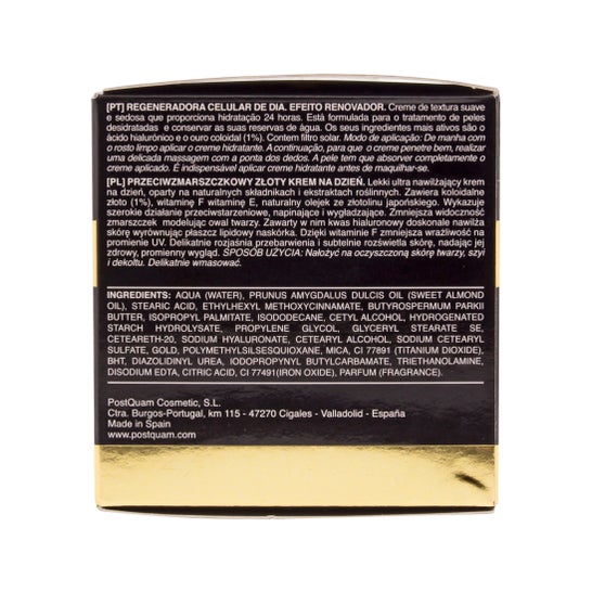 Postquam Luxury Gold crema regeneradora de día 50ml