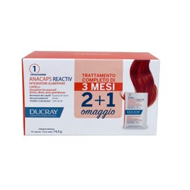Ducray Pack Reactiv Tratamento Capilar Anticaída 3 X30 caps