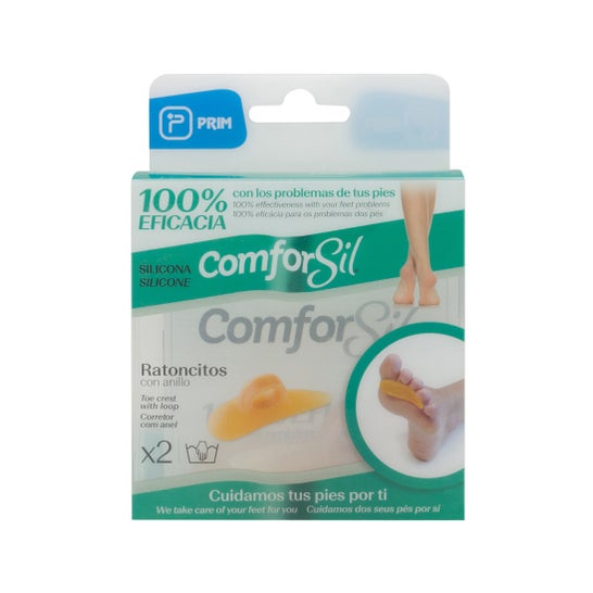 Comforsil Ratoncitos Silicona Anillo Dedos Derecho E Izquierdo T-M 2 uds