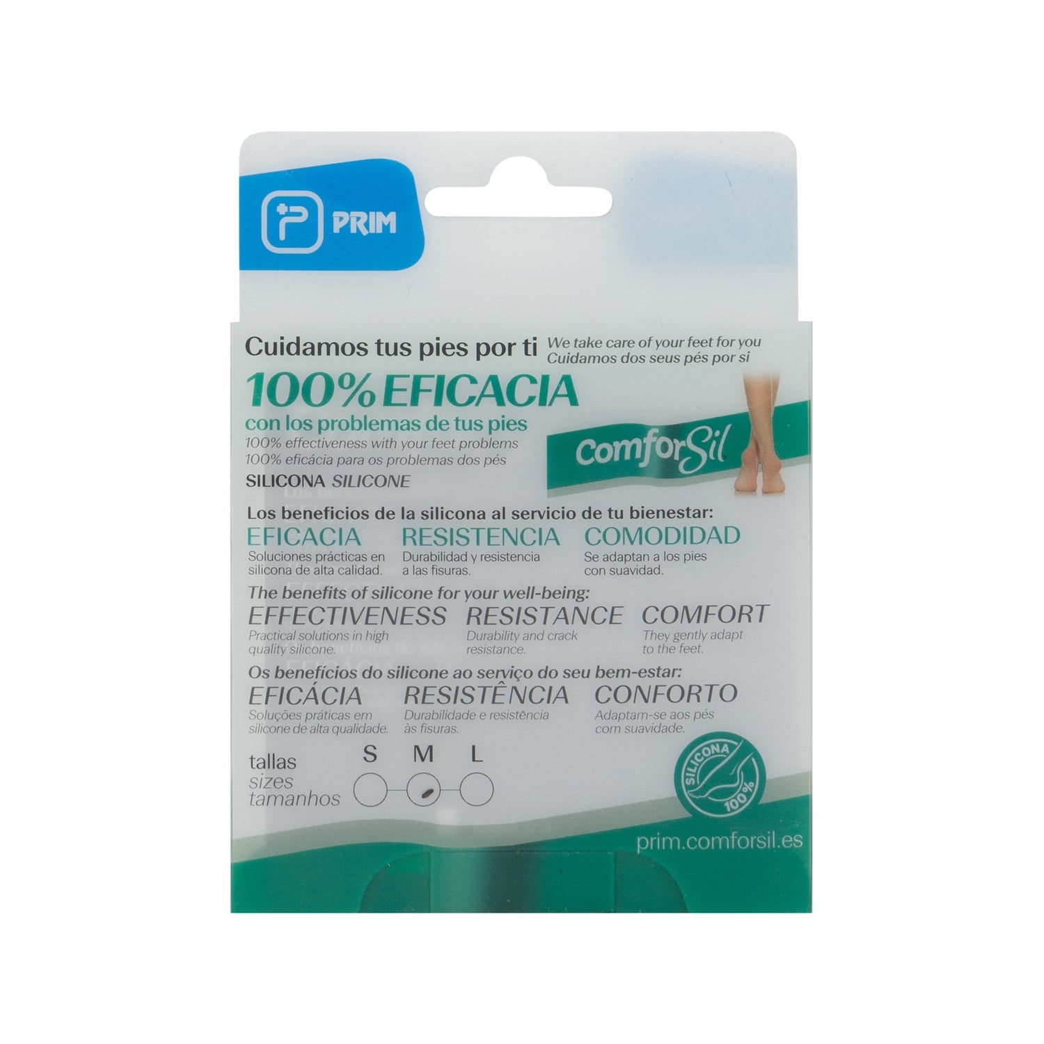 Comforsil ratoncitos silicona anillo dedos derecho e izquierdo T-M 2uds