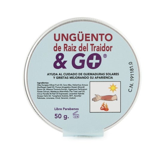 & Go Ungüento de Raíz del Traidor Quemaduras 50g
