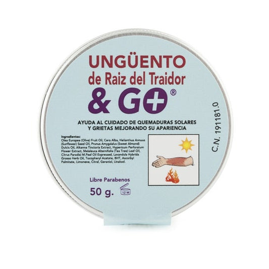 & Go Ungüento de Raíz del Traidor Quemaduras 50g