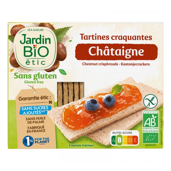 Jardin Bio Tostada Croquant Chataigne Bio 150 g