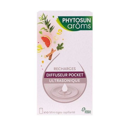 Phytosun Aroms recarga el difusor ultrasónico de bolsillo 10 Mini-Sticks