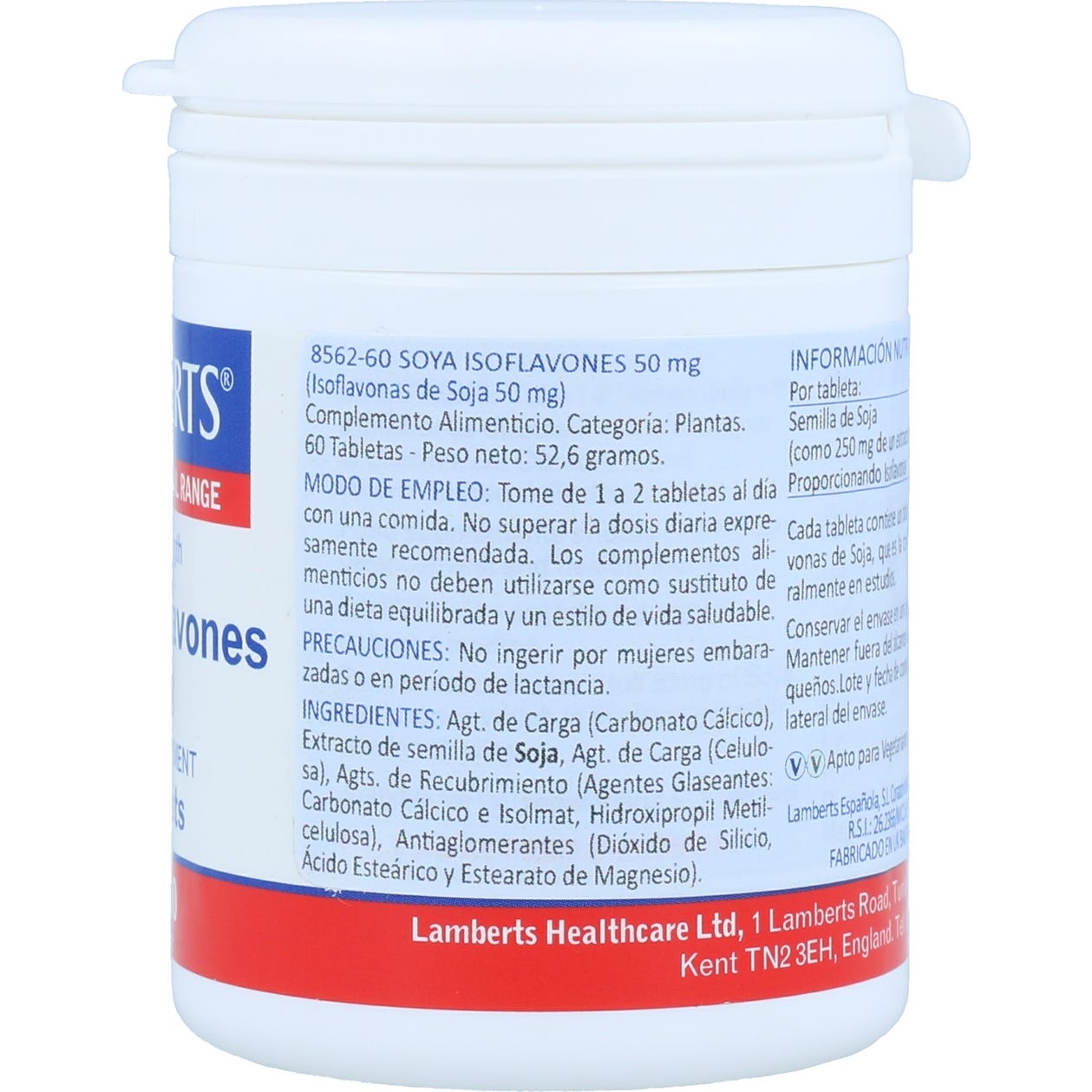 Lambers Isoflavona Soja 50 Mg 60 Comp