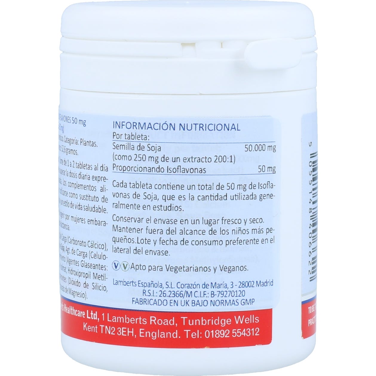 Lambers Isoflavona Soja 50 Mg 60 Comp