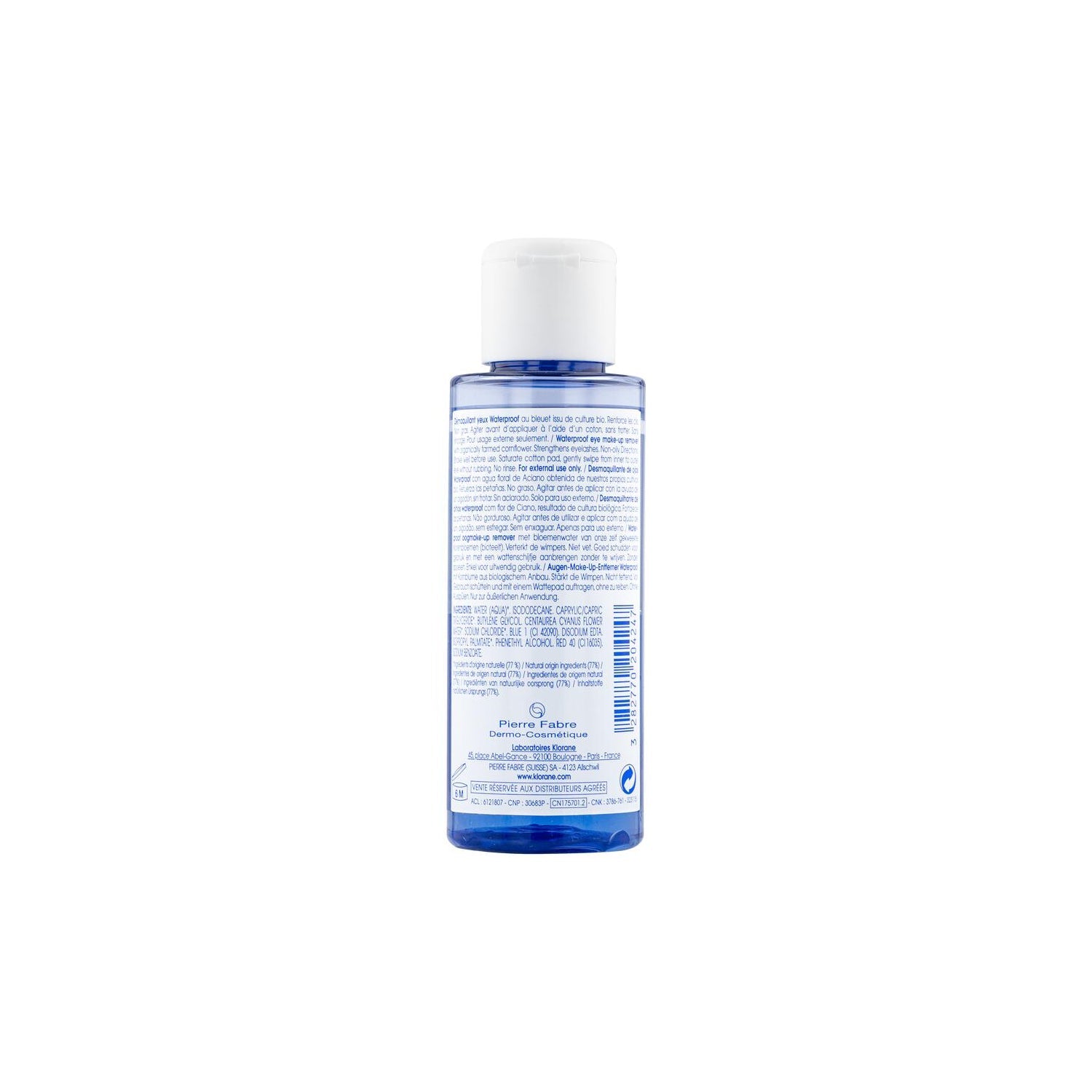 Klorane Desmaquillante Ojos Waterproof Aciano 100ml