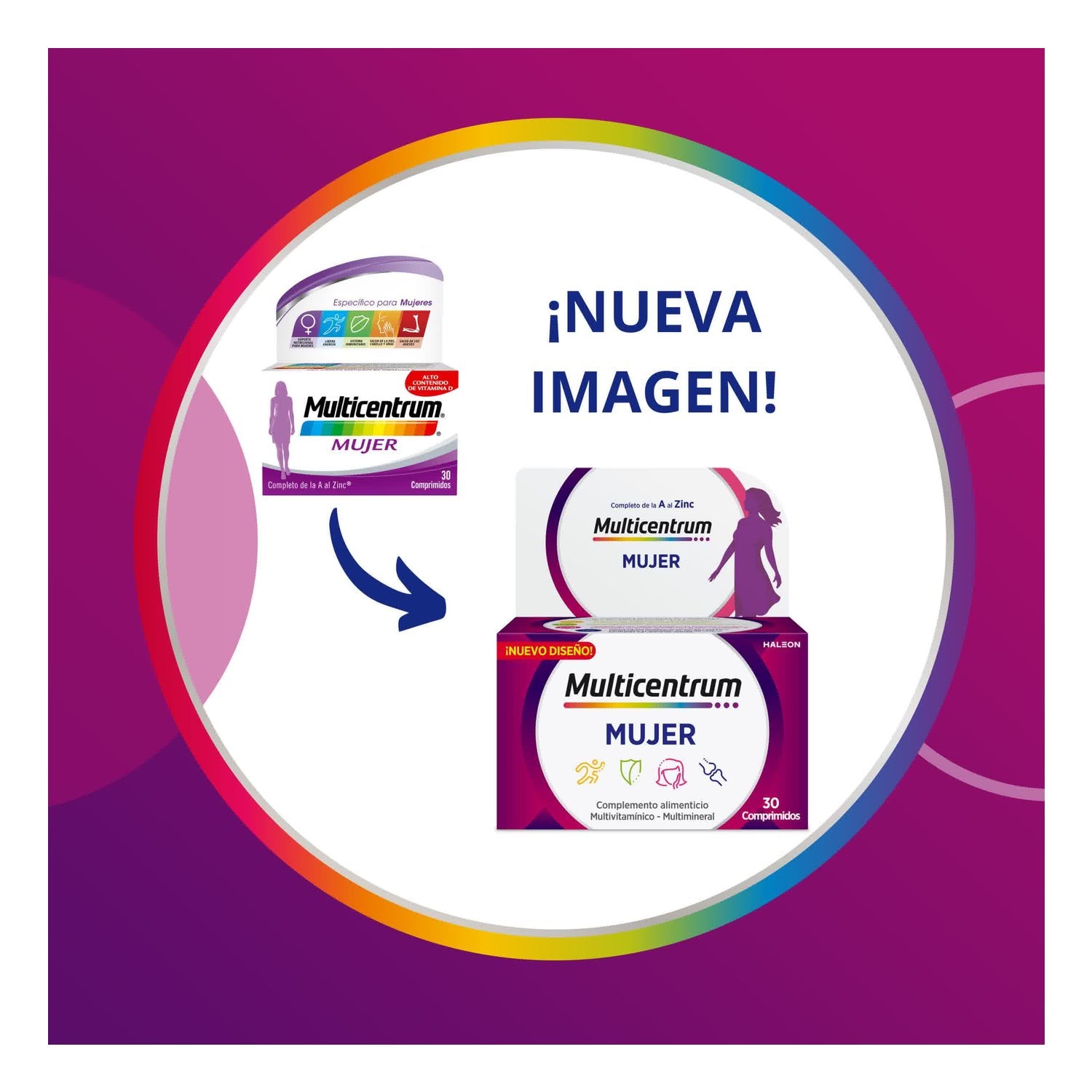 Multicentrum Mujer 30comp