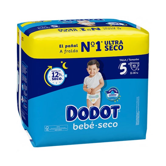 Dodot Etapas T-5 Pañales 11-16Kg 72uds