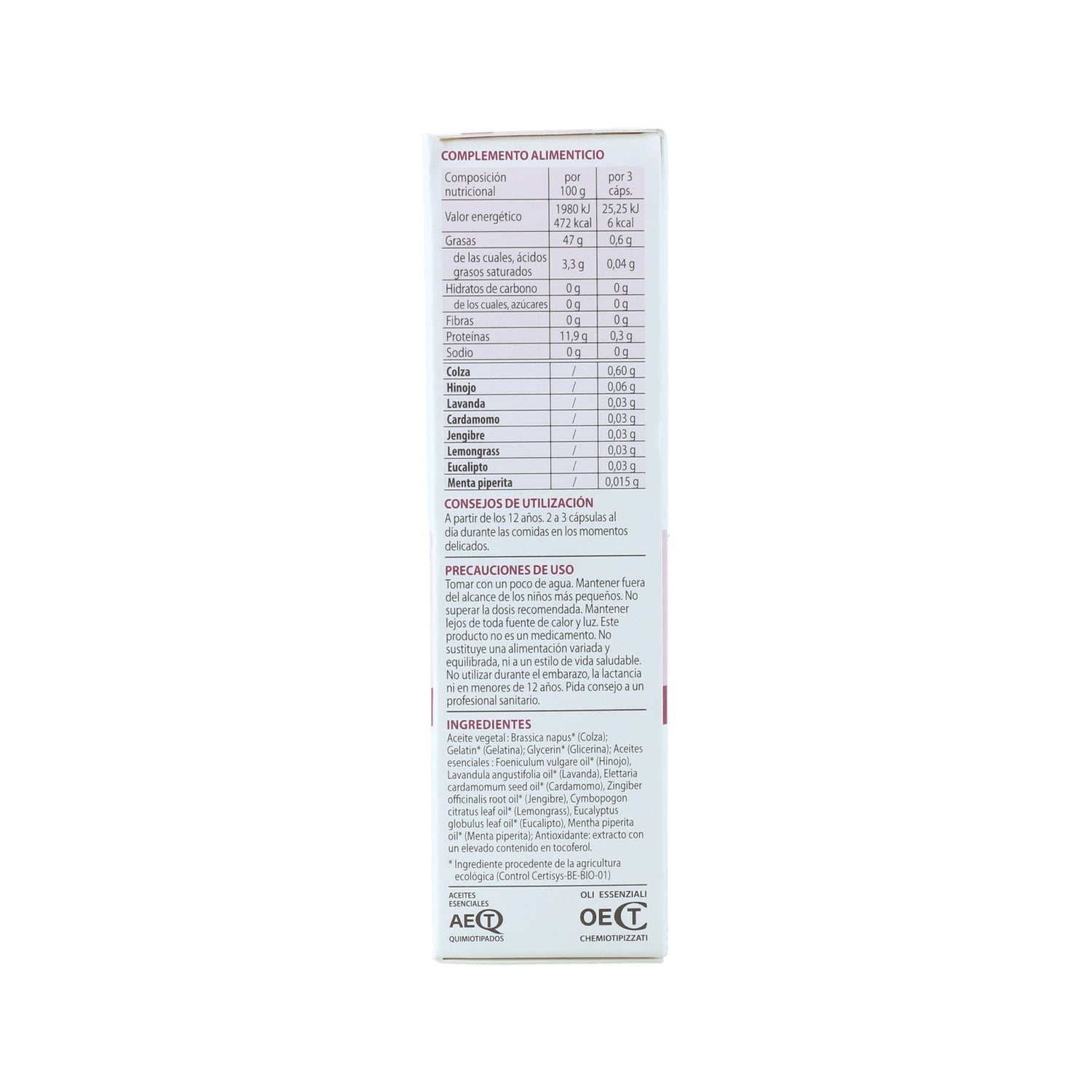 Pranarôm Aromafemina Cápsulas Confort (Pre) Menstrual BIO 30caps