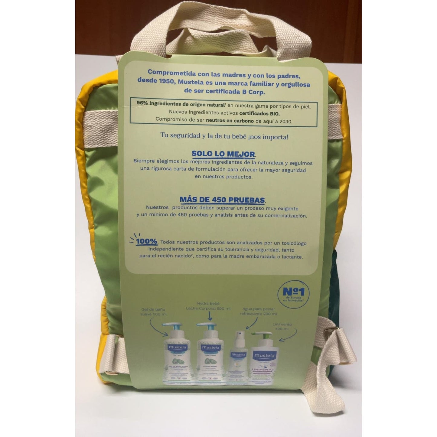 Mustela Kit Family Adventures Mochila Pastel