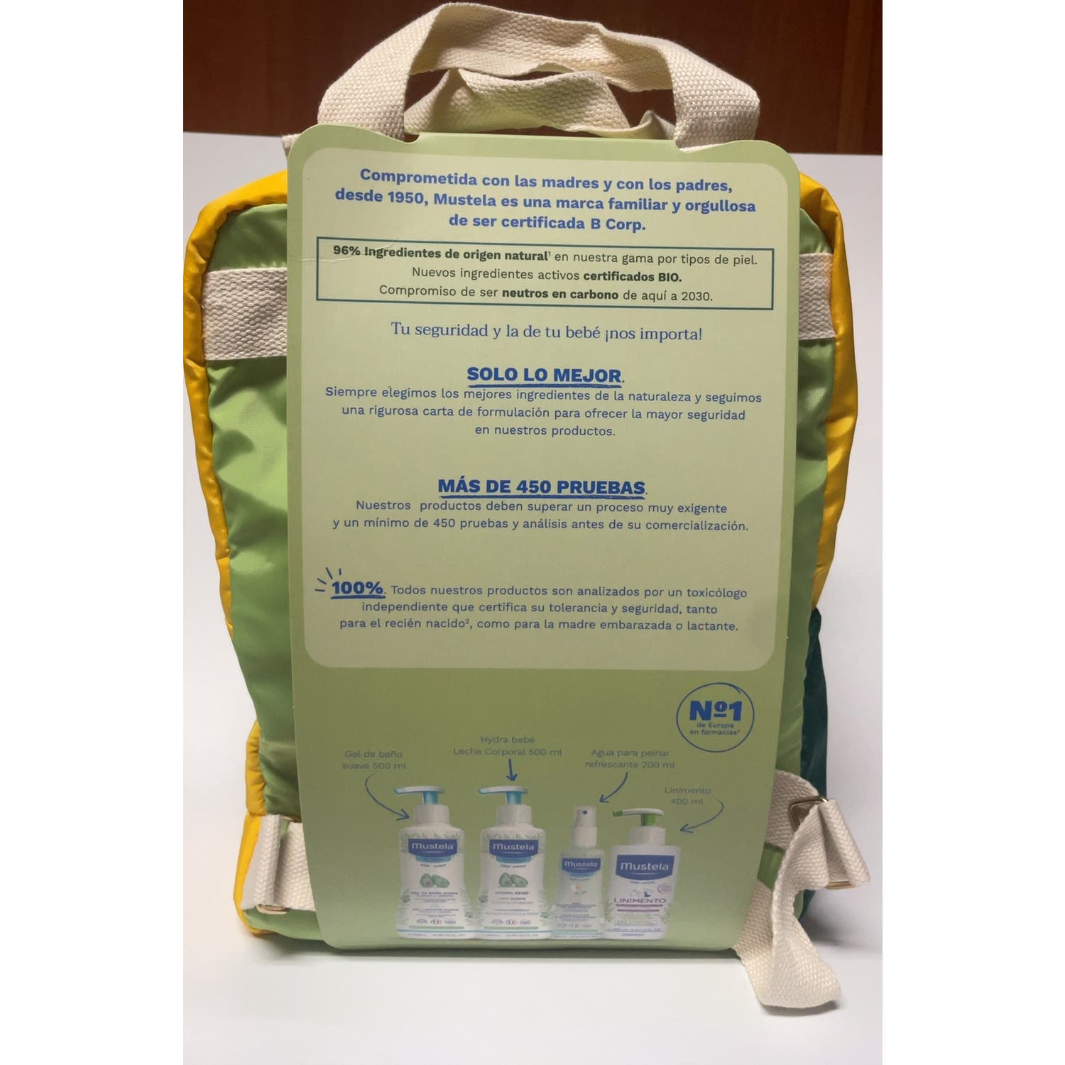 Mustela Kit Family Adventures Mochila Pastel
