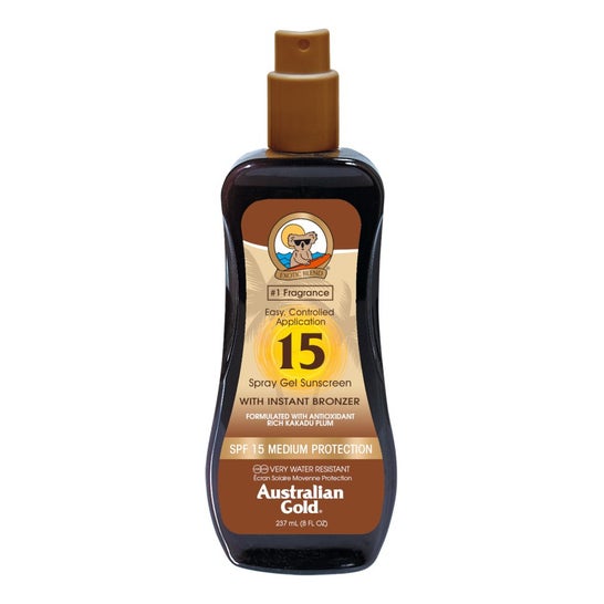 Australian Gold Instant Bronzer Spray Gel SPF15 237ml