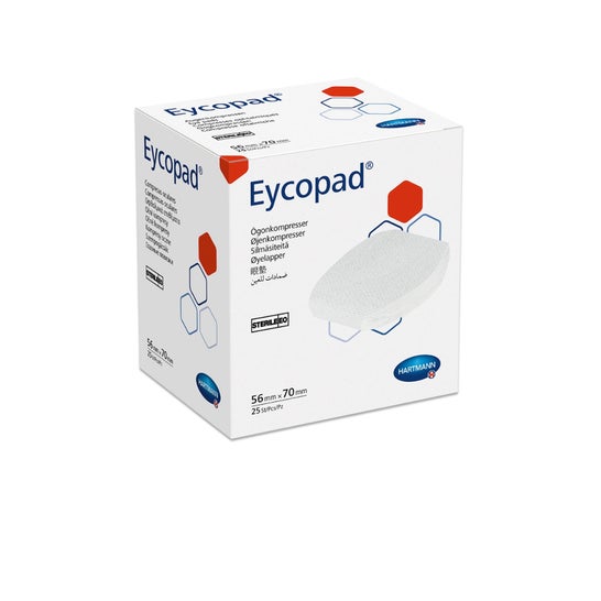 Hartmann Eycopad Parche Ocular Estéril 56mmx70mm 25uds
