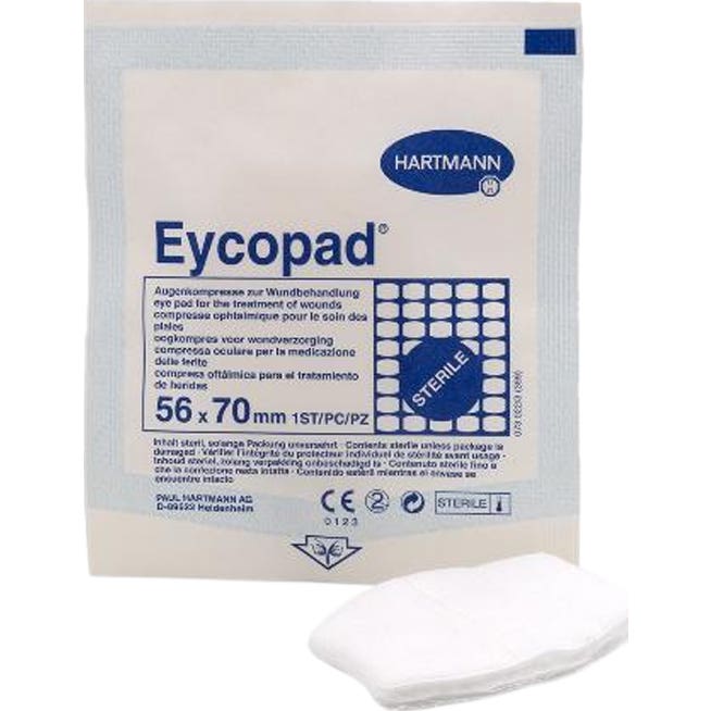 Hartmann Eycopad Parche Ocular Estéril 56mmx70mm 25uds