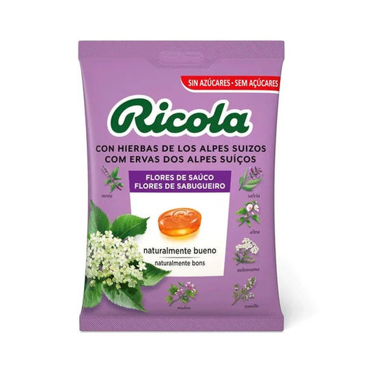 Ricola Caramelos Flor de Saúco sin Azúcar 70 g