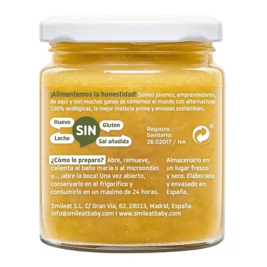 Smileat Tarrito Ecológico de Verduras con Quinoa 230g
