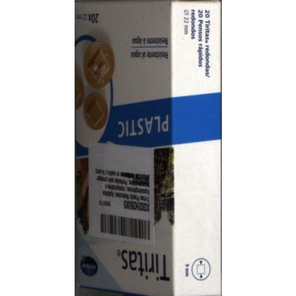 Tiritas® plástico redondas 20uds