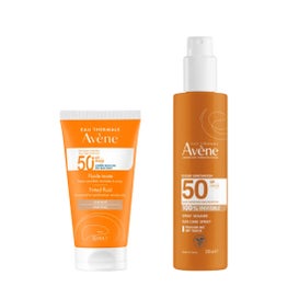 Avène Pack Fluido SPF50+ Color 50ml + Spray Invisible SPF50 200ml