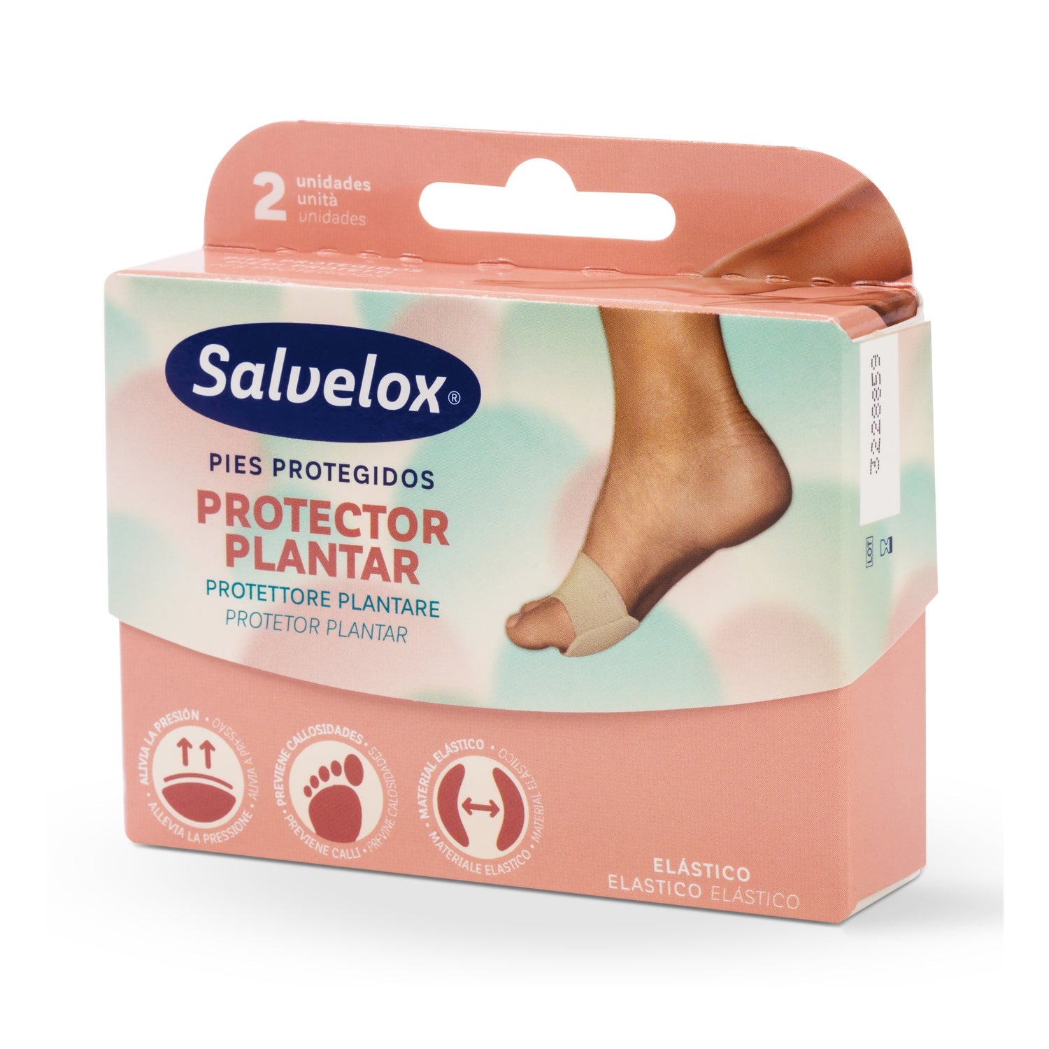 Protector Plantar Salvelox Elastico Silicona