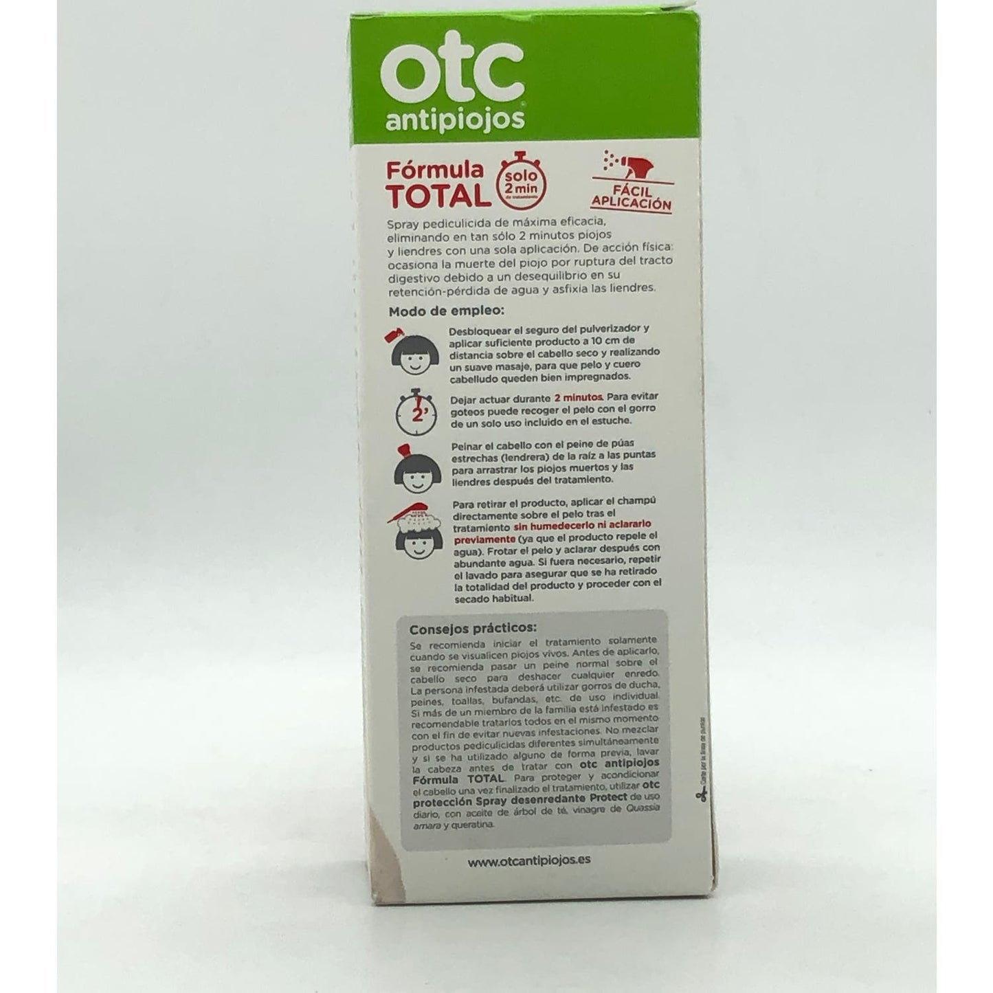OTC Antipiojos Fórmula Total Sin Insecticida 125ml