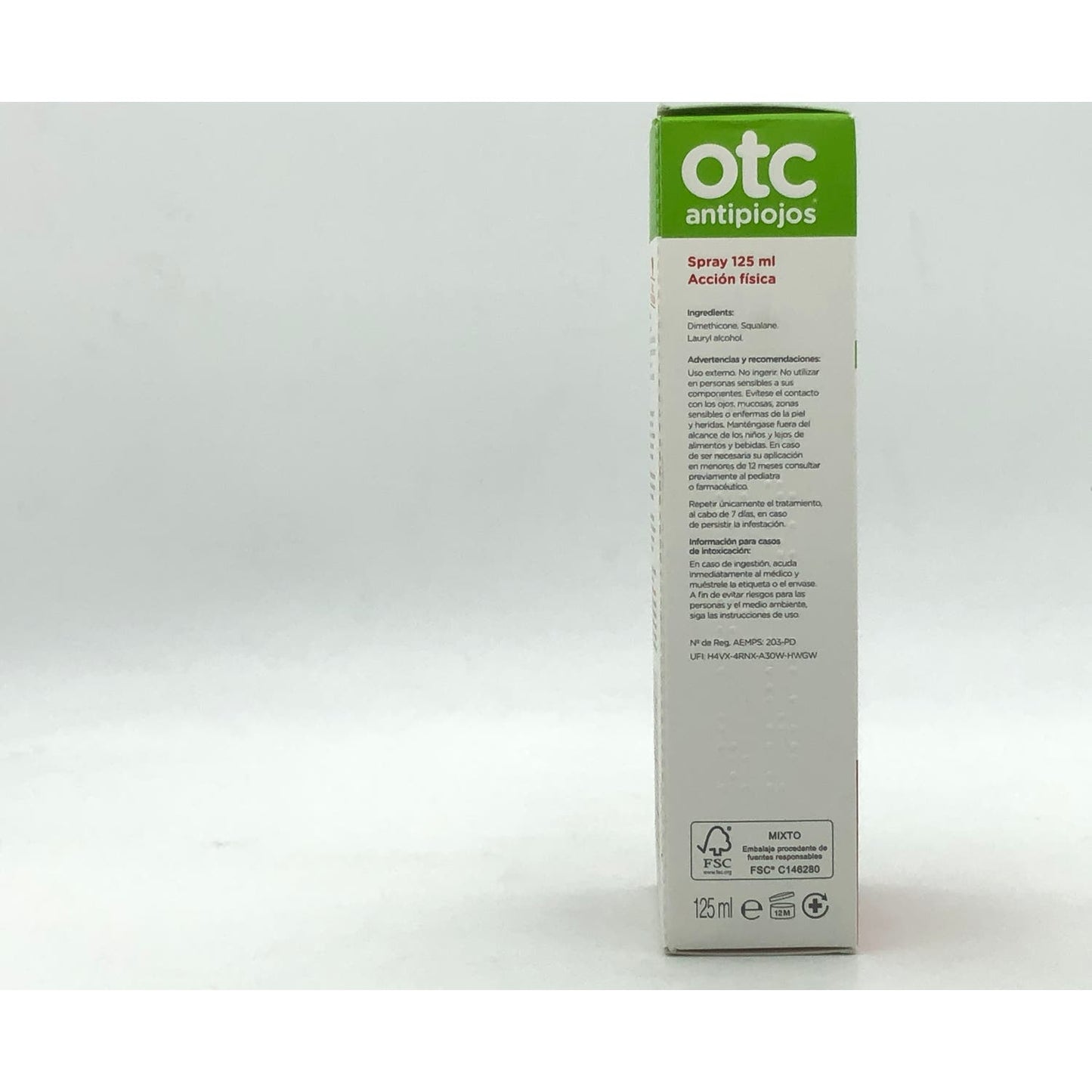 OTC Antipiojos Fórmula Total Sin Insecticida 125ml