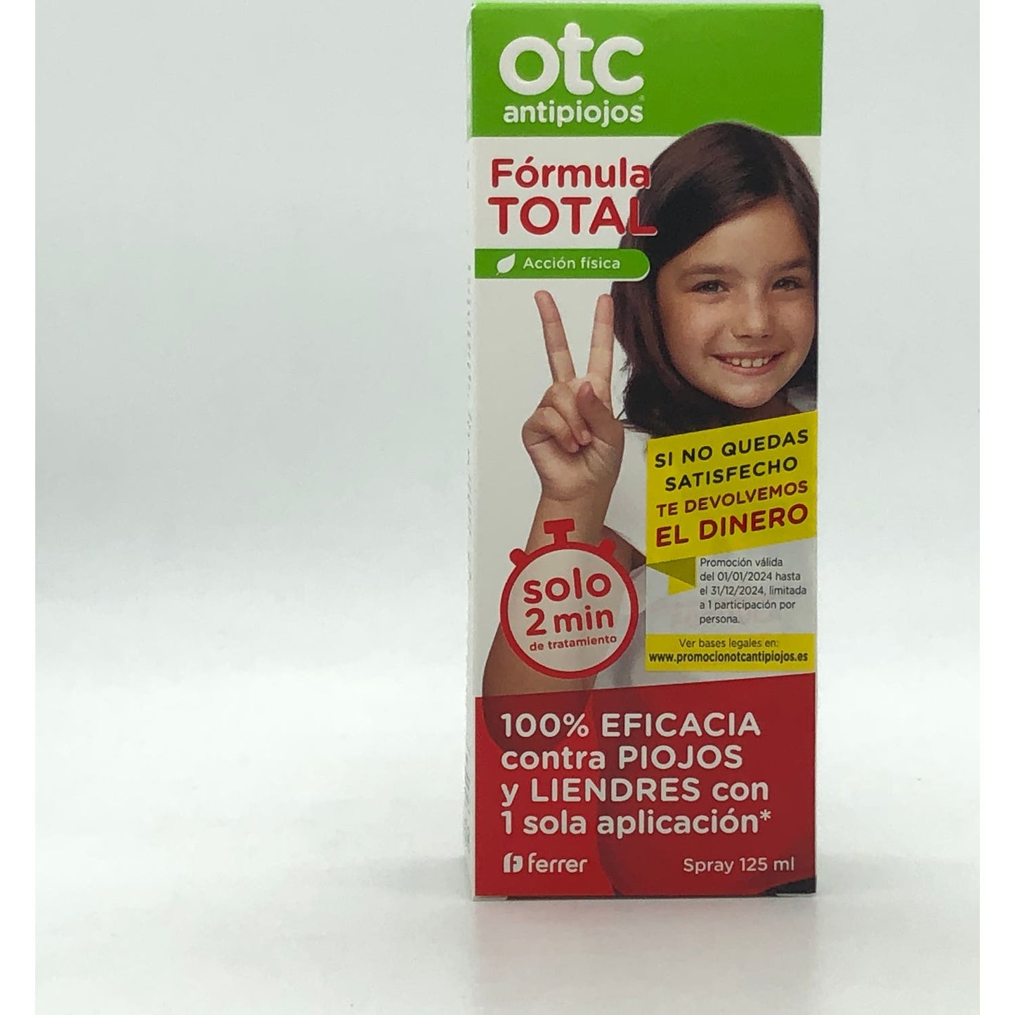 OTC Antipiojos Fórmula Total Sin Insecticida 125ml