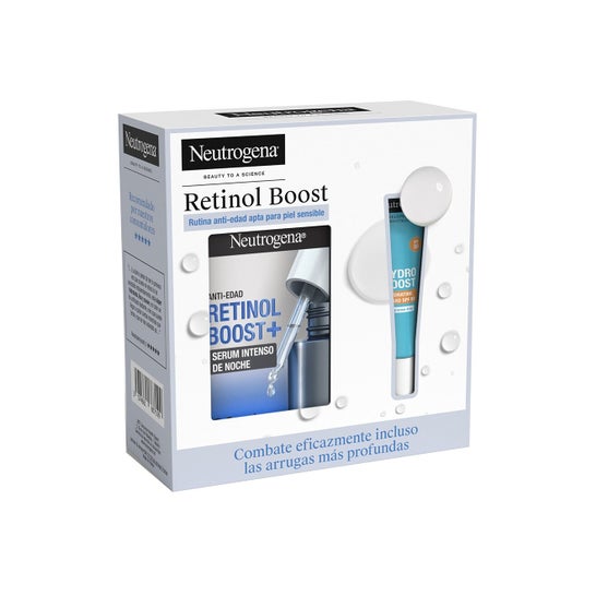 Neutrogena Retinol Boost Sérum Intenso Noche 30ml + Hydro Boost Fluido Hidratante 15ml