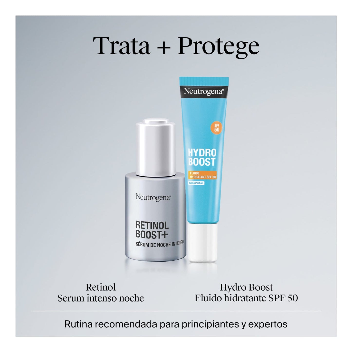Neutrogena Retinol Boost Sérum Intenso Noche 30ml + Hydro Boost Fluido Hidratante 15ml