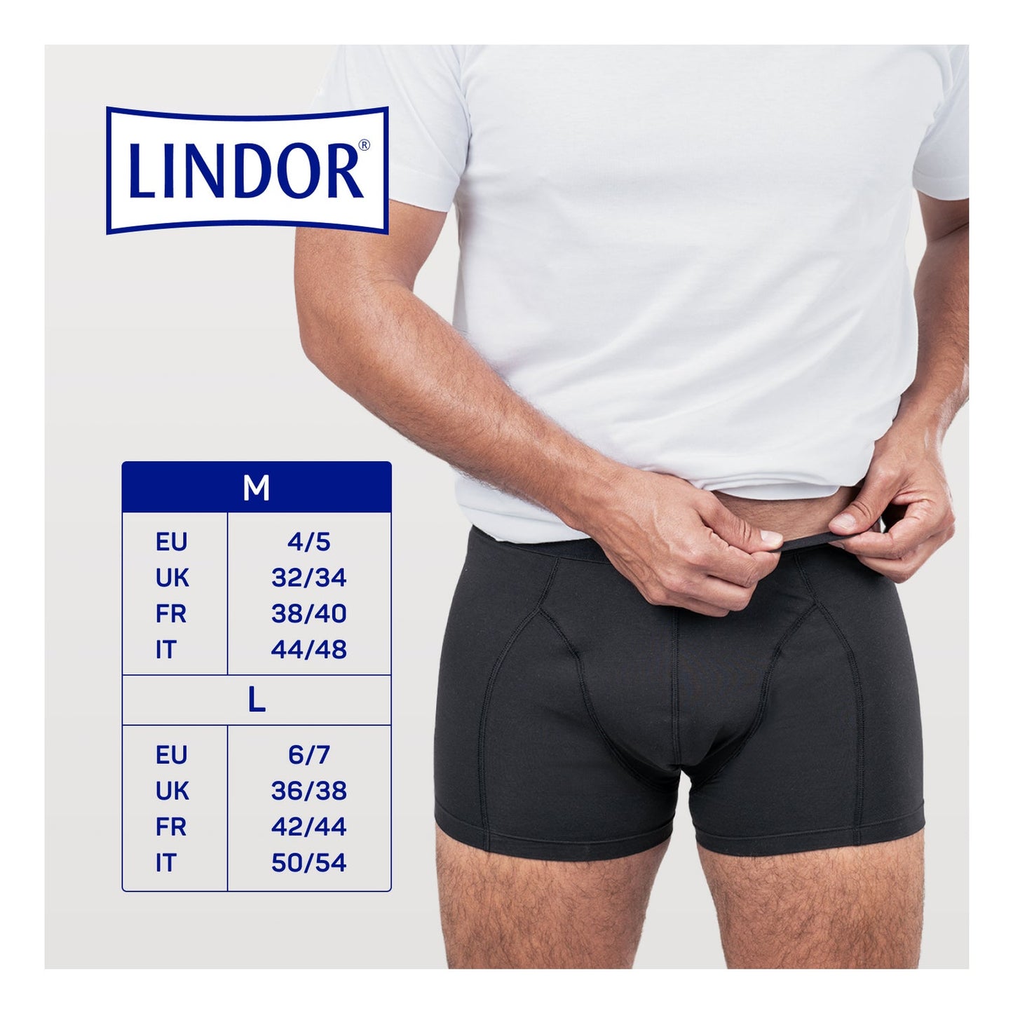 Lindor Men Boxer Absorbente Lavable Pérdidas de Orina T M 1ud