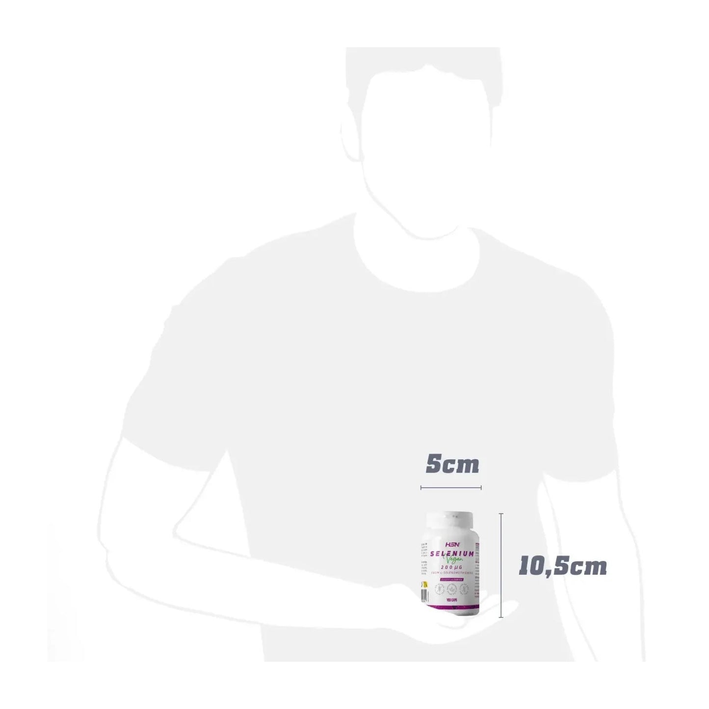 HSN L-seleniometionina 200mcg Selenio 120vcaps