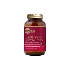 Waydiet Natural Levadura de Cerveza Viva 100caps