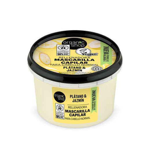Organic Shop Mascarilla Rellenadora Plátano & Jazmín 250 ml