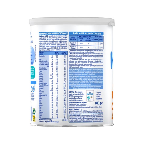 Nestlé Nativa® 2 800g