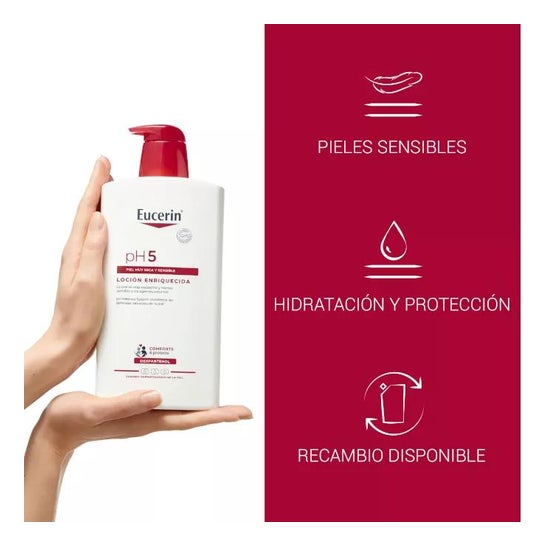 Eucerin Loción Enriquecida Hidratante Corporal pH5 1000ml
