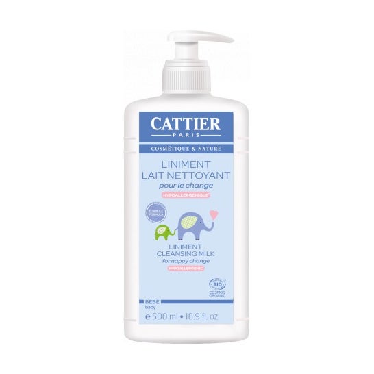 Cattier Linimento Bío Leche Limpiadora para Cambio de Pañales 500ml