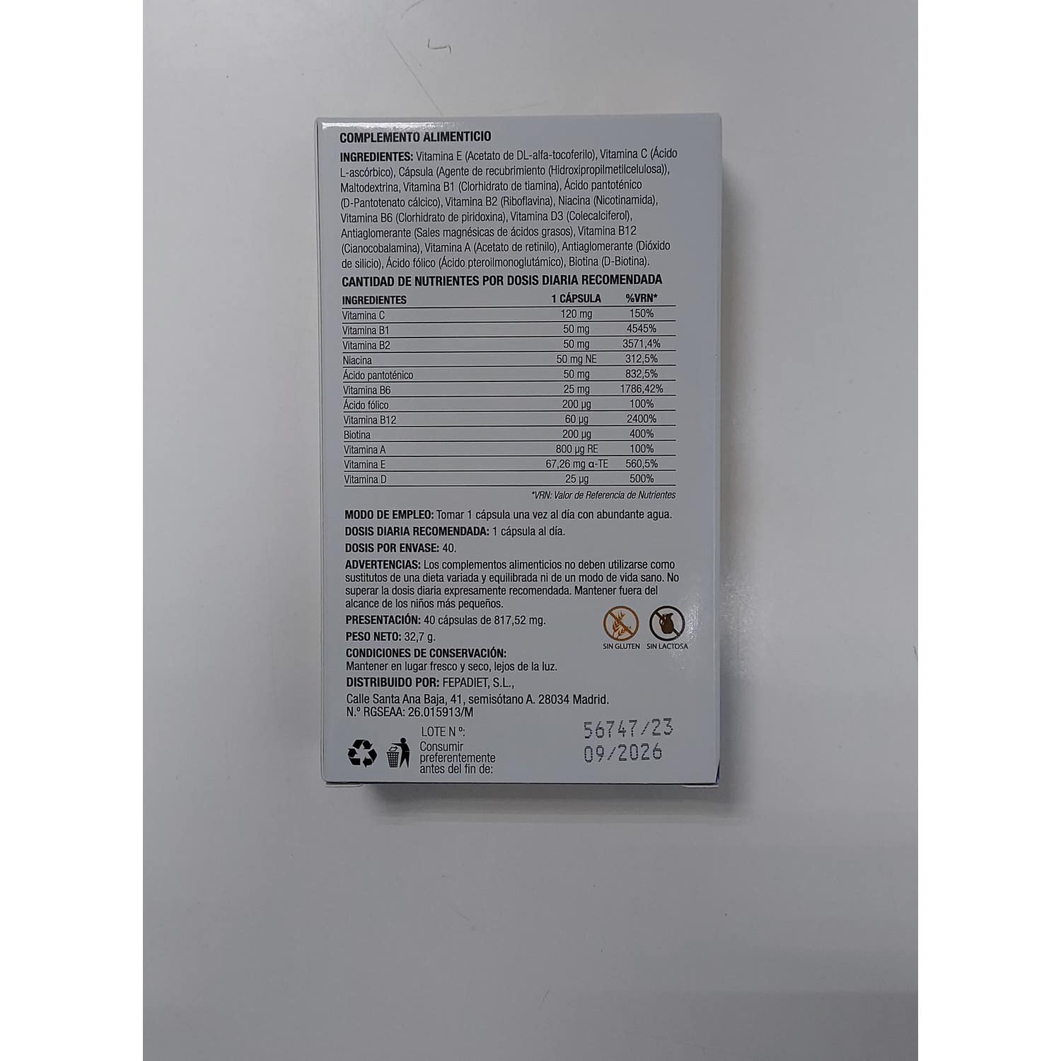 Fepadiet Fepa-B50 +Acde 40caps