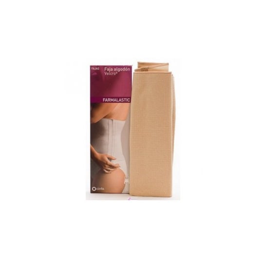 Farmalastic faja lumbar beige velcro T-1 1 ud
