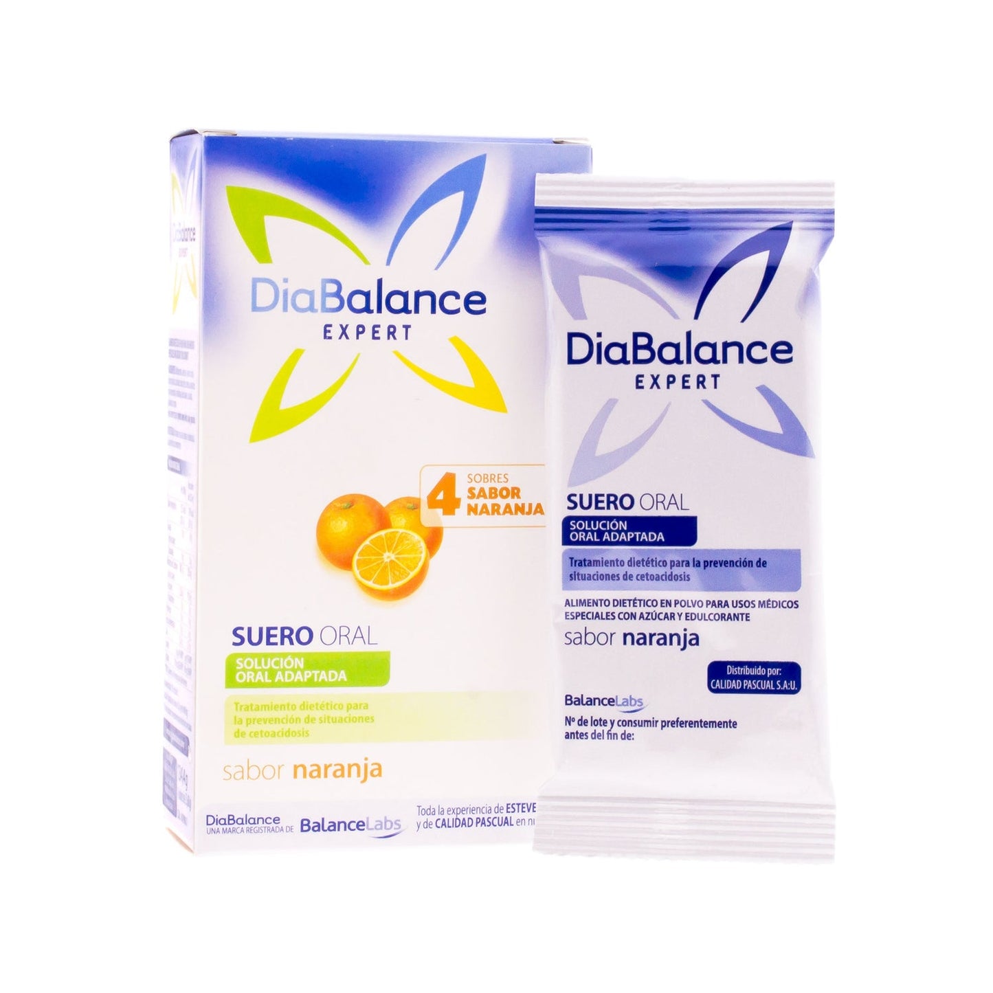DiaBalance Expert suero oral naranja 4 sobres