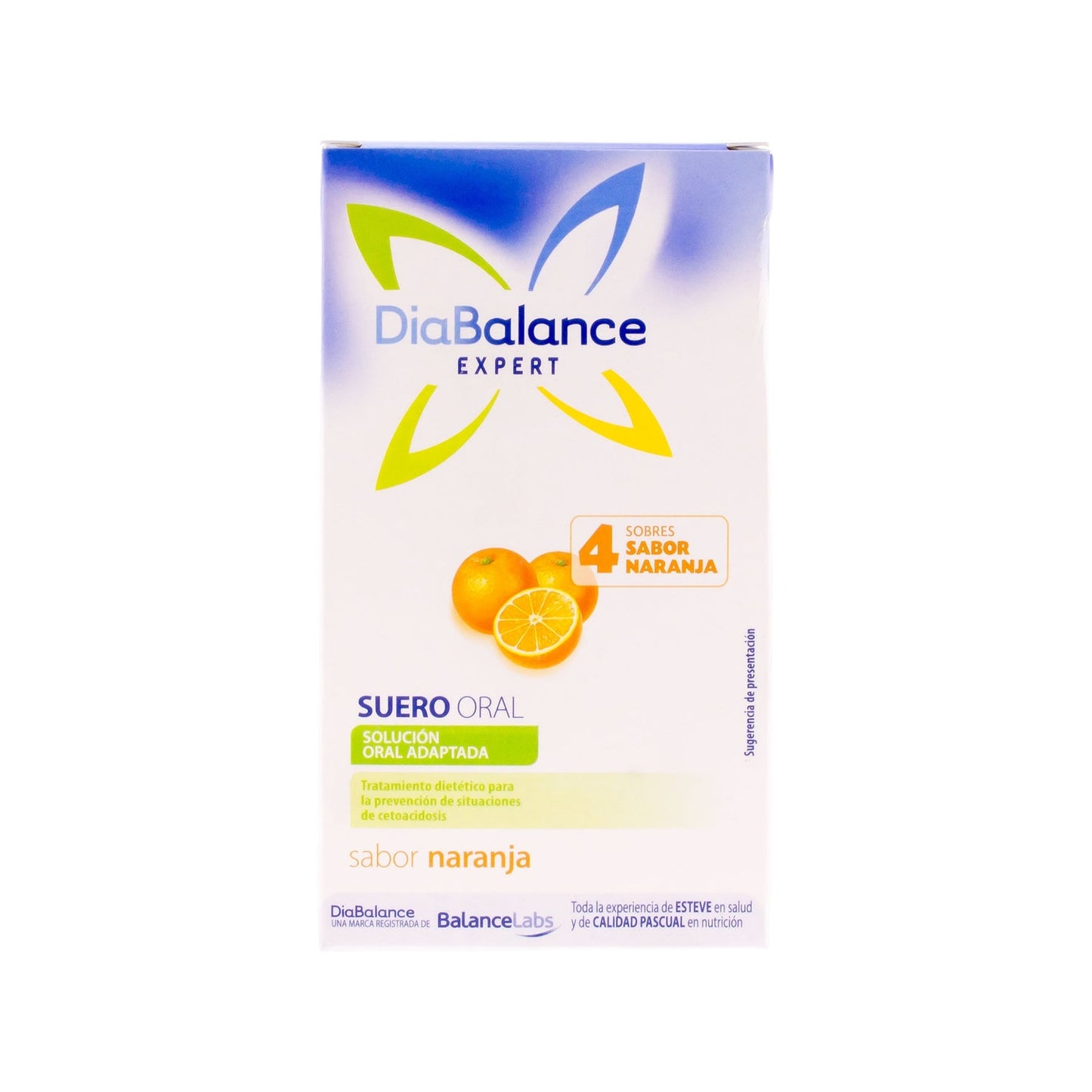 DiaBalance Expert suero oral naranja 4 sobres