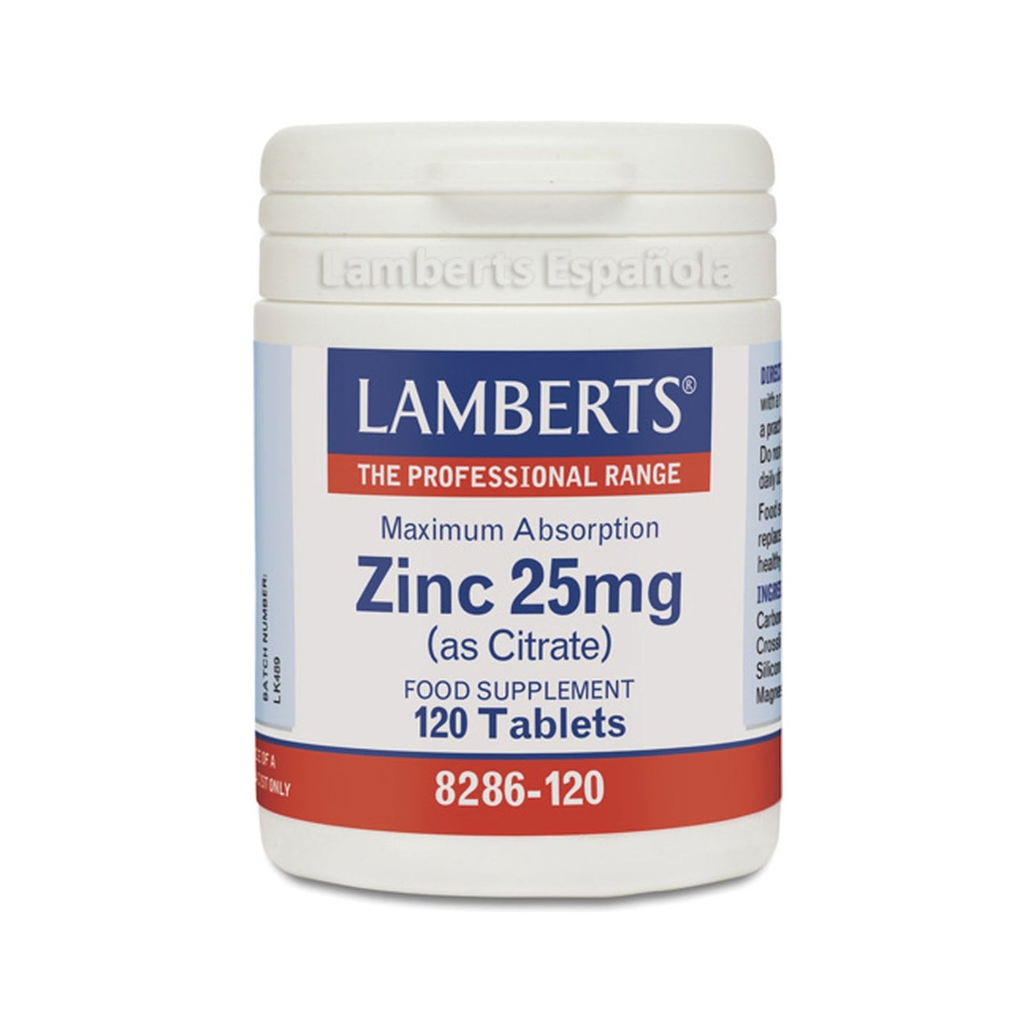 Lamberts Zinc 25mg 120comp