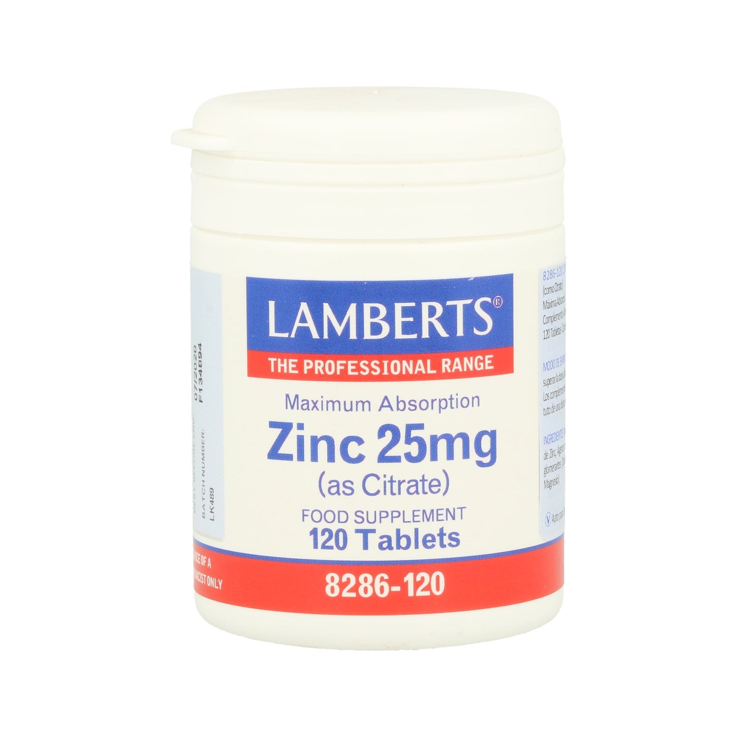 Lamberts Zinc 25mg 120comp