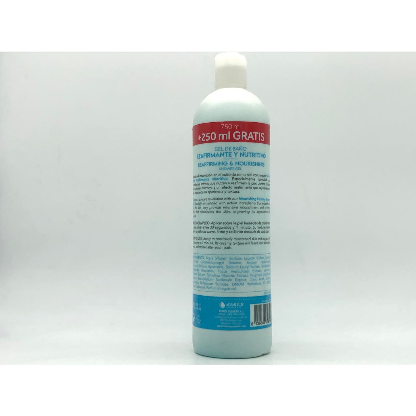 Redumodel Wellness Gel de Baño Reafirmante y Nutritivo Ácido Hialurónico 1L