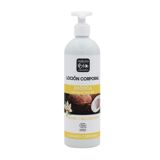 NaturaBio Cosmetics Loción Corporal Exótico Vainilla y Coco Bio 500 ml