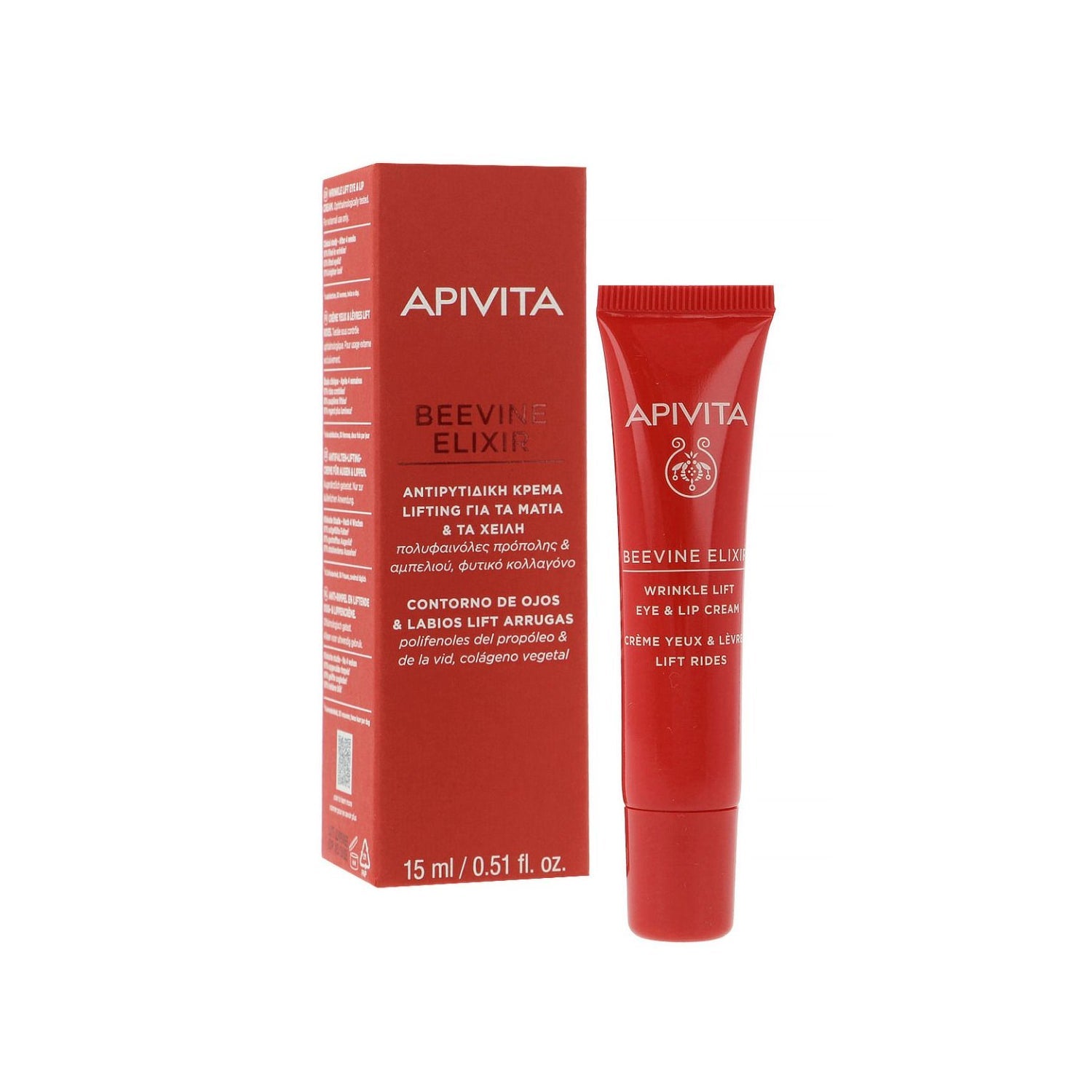 Apivita BeeVine Elixir Contorno de Ojos y Labios 15ml